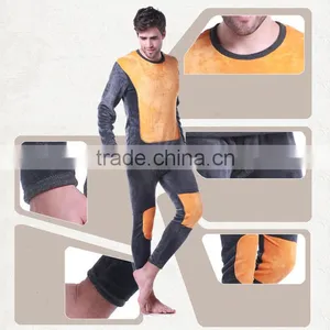 Custom Hot New Couples Thermal Underwear Winter Cotton Double Thickening Low Round Collar Long Johns Top+pant Sey Soft Underwear thumbnail-4
