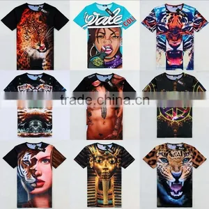 Hot Sale New Model O-Neck Collar Plus Size Printed 3D T - Shirt thumbnail-5
