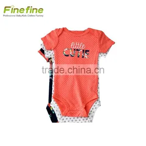 Wholesale Baby Clothes Summer Cotton Carter Baby Bodysuit Baby Romper thumbnail-1