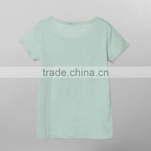 Ladies Cheap Print Tshirt100%bamboo Fiber Tshirt Custom Printed Tshirts thumbnail-2