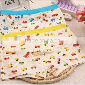 High Quality Cute Cartoon Car Printed Cotton Baby Underwear,boxer Shorts Boy Underwear thumbnail-2