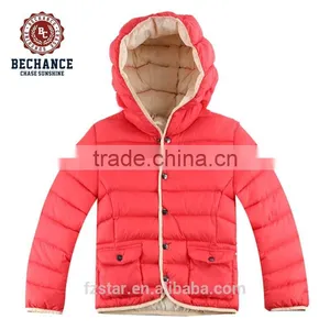 High Quality Ultralight Hooded Girl's Designer Nylon Taffeta Winter Down Jacket thumbnail-1
