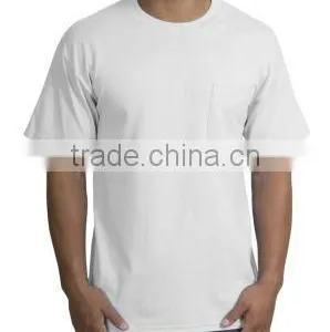 High Quality 100% Cotton Pure White T-shirts thumbnail-1