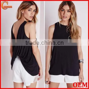 New Arrive Fashion Wrap Back Sleeveless Women Clothing thumbnail-1