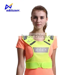 Outdoor LED Reflective Warning Cool Lady Fashion Sportswear thumbnail-2