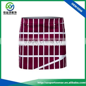 High Quality Womens OEM Service 4-way Stretch Golf Skirt thumbnail-1