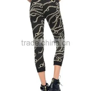 Hot Sale Sport Stylish Body Building Wear Printed Leggings For Women thumbnail-3