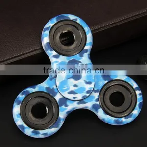 Painted LED Lights Light Fingertips Gyro Flashing Light Fingertips Three Leaf Camouflage Gyro Finger Luminous Decompression thumbnail-5