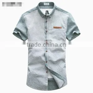 2015 Hot Sale Hign Quality Cotton Latest Shirt Designs for Men thumbnail-1