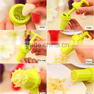 Kitchen Ginger Garlic Manual Press Twist Cutter Crusher Grinding Grater Planer Slicer Mini Cooking Tool KC1402 thumbnail-5