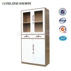4 Glass Filing Cabinet With 2 Middle Filing Cabinet Made in China/high Quality Hot Sale Filing Cabinet thumbnail-2