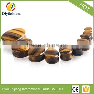 Fashion 7 Colors 5mm to 25mm Stone Drop Shape Ear Plug thumbnail-3