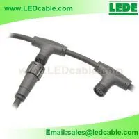 Waterproof Cable With Multiple T Junction Ports For Outdoor LED Lighting thumbnail-1