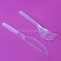 Biodegradable Plastic Cutlery, Knife Fork Spoon thumbnail-1