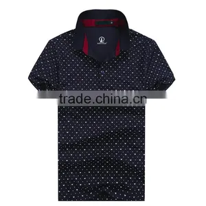 Dot Pattern Polo T-shirt Polo Luggage Custom Design OEM thumbnail-4