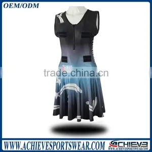 Customized Cheerleading Crop Tops, Netball Dresses, Table Tennis Jersey thumbnail-5