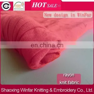 Winfar Factory Price 95% Rayon 5% Spandex Fabric,viscose Knit Fabric thumbnail-1