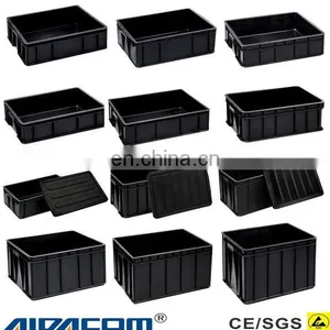 Box Manufacturer,ESD Circulating Box,Conductive Plastic Antistatic ESD Box thumbnail-1