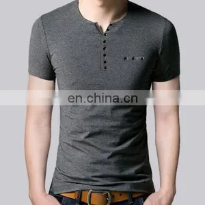 2016 Best-Selling 100% Cotton Material Basic Plain Round Neck Mens Clothing Tshirt thumbnail-1