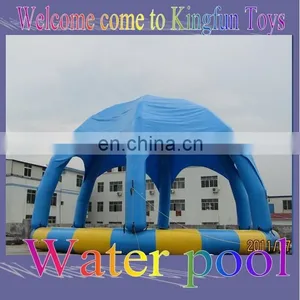 Inflatable Swimming Pool With Tent thumbnail-1
