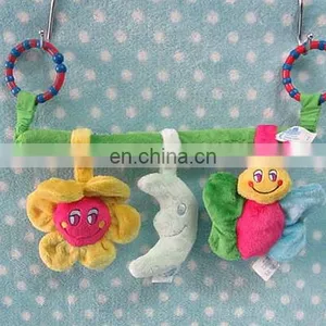 Baby Fans Multifuctional Hanging Bed Bell Plush Toy 3pc thumbnail-3