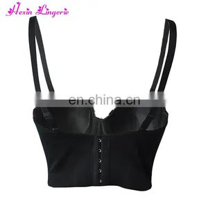 Fashion Sexy Silver Bead Decoration Hot Teens Factory in China Bra Push up thumbnail-3