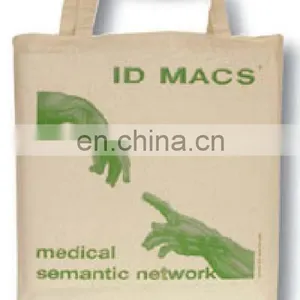 100% Cotton Durable Grey Cloth Printing Bag thumbnail-1