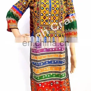 Afghan Dress- Balochi Dress-kuchi Vintage Tunic- Vintage Kuchi Dress -ethnic Dress- Bohemian Dress -afghani Gypsy Dress thumbnail-2