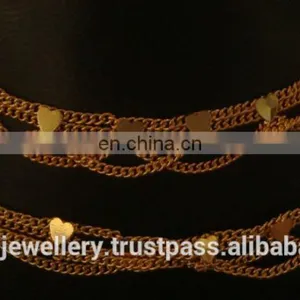 Anklet Jewelry Manufacturer, Custom Design, Gold, Rhodium Plated Ankle Bracelets Export thumbnail-4