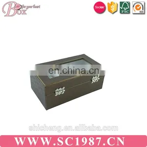 Custom Luxury pu Leather Watch Box Lock thumbnail-2