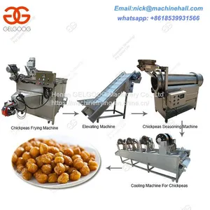 Chickpeas Processing Machine/Chickpeas Machine Line Equipment/Frying Green Peas Line thumbnail-2