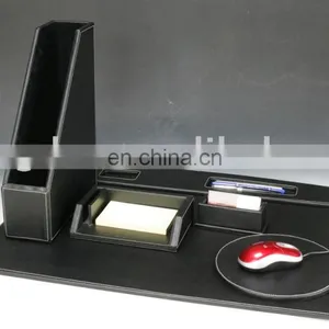 New Promotional Product File Holder and Mouse Pad Fake Leather Desk Set thumbnail-2