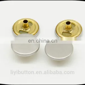 New Arrival Products, Shiny Side Matte Nickel Metal Snap Button, Snap Dome Button thumbnail-6