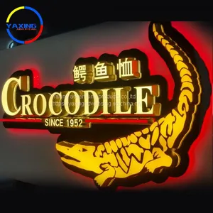 Indoor Outdoor Oval LED Message Crystal Arcylic Led Letter Sign Light Box Sign for Advertising thumbnail-5