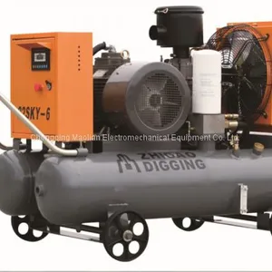 Low Price New Type Motor Driven Portable Open Frame Air Compressor thumbnail-1