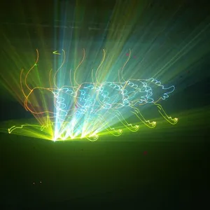 15w Professional Led RGB Stage Laser Lighting Projector for Sale Disco/Concert/DJ thumbnail-5