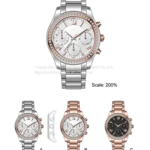Man Watch Luxury Diamond Business Gift Watch thumbnail-1
