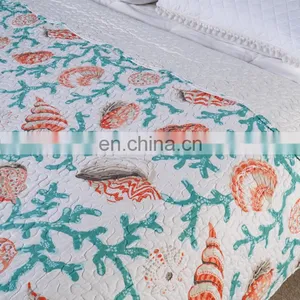Luxury 100% Microfiber Premium Ultra Soft Quilt Coverlet, Lightweight Comfortable Bedding Bedspread thumbnail-5