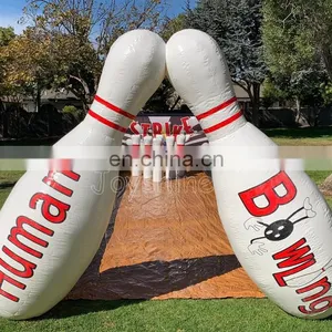 Inflatable Human Bowling Pins Set Inflatable Snow Bowling Ball Body Zorb Bumper Ball Game thumbnail-7