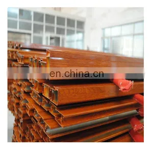 Custom Aluminium Extrusion Wood Grain Aluminum Siding Extruded Aluminum Profiles thumbnail-6