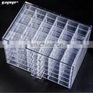 Nail Art Tools Container Decoration Storage Box120Cells Nail Art Glitter Rhinestone Decorations Store Empty Storage Case Nail thumbnail-4