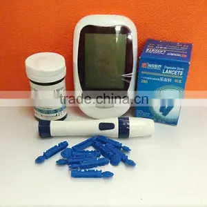 Blood Glucose Meter With Strips and Lancets thumbnail-2