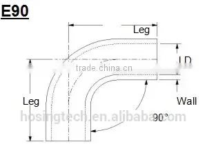 2015 New Best Selling Products High Pressure Durable Auto Accessories 90 Degree Elbow Silicone Hose thumbnail-6