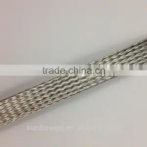 Flame Retardant Insulation Tinned Copper Braided Sleeving thumbnail-1
