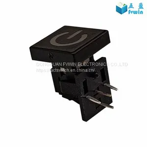 Snap-in Illuminated Right Angle LED Push Switch thumbnail-4