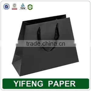 Art Paper Custom Wholesale Black Bread Paper Bag thumbnail-3