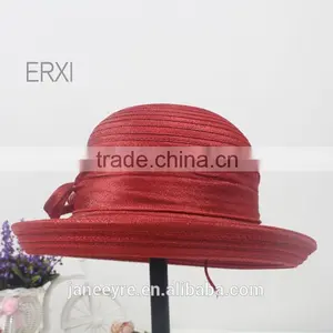 2015 Fashion Style Women's Red Chuch Straw Hat Cheap thumbnail-2