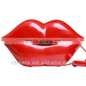 Novelty Corded Funny Lip Phone thumbnail-1