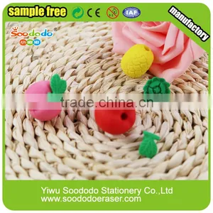 Mini 3D Apple Shaped Eraser for Baby thumbnail-2