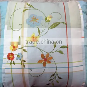 Embroidery Print Fabric Cushion thumbnail-1